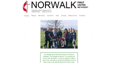 Desktop Screenshot of norwalkfirstumc.com
